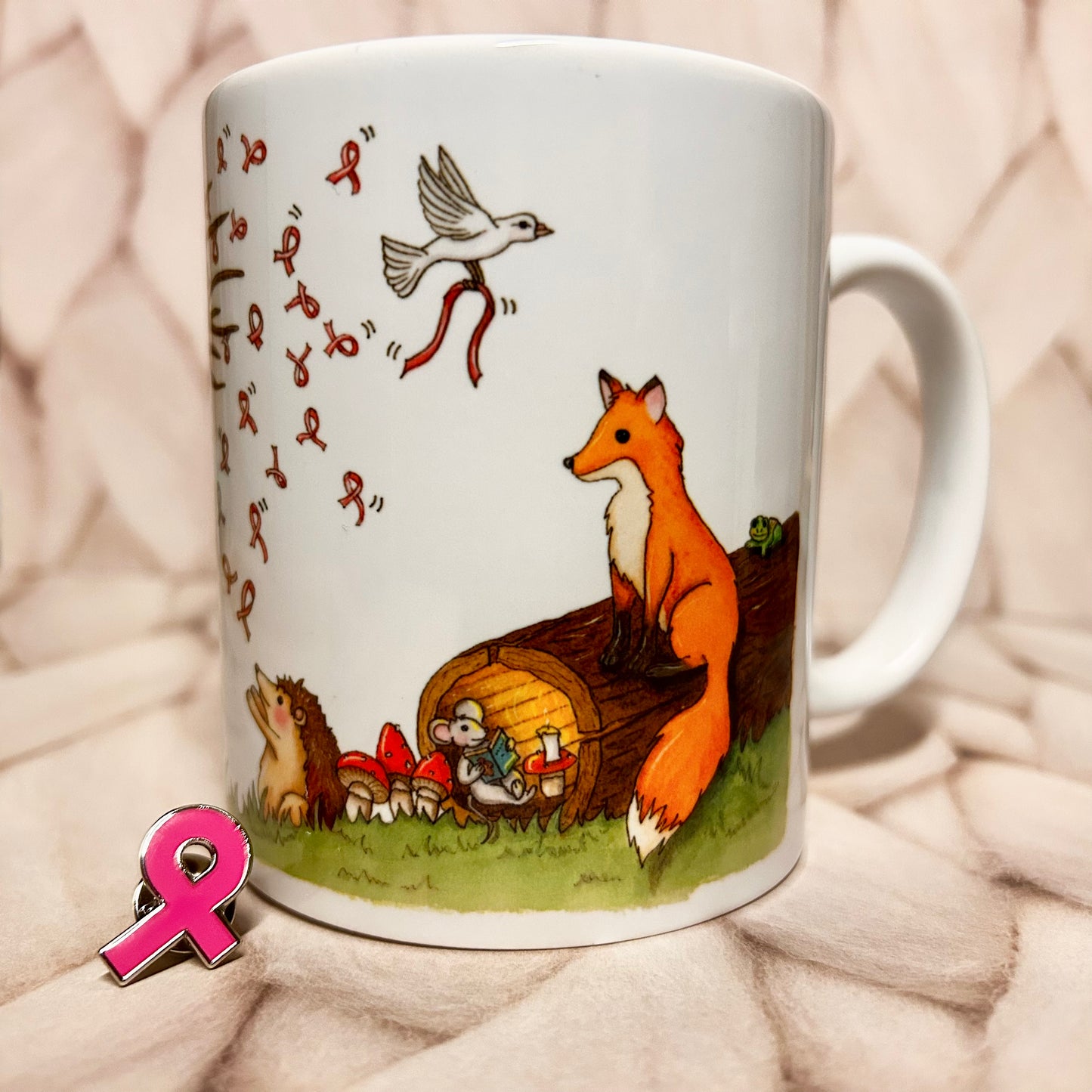 La tasse « Aux rubans d’espoir »
