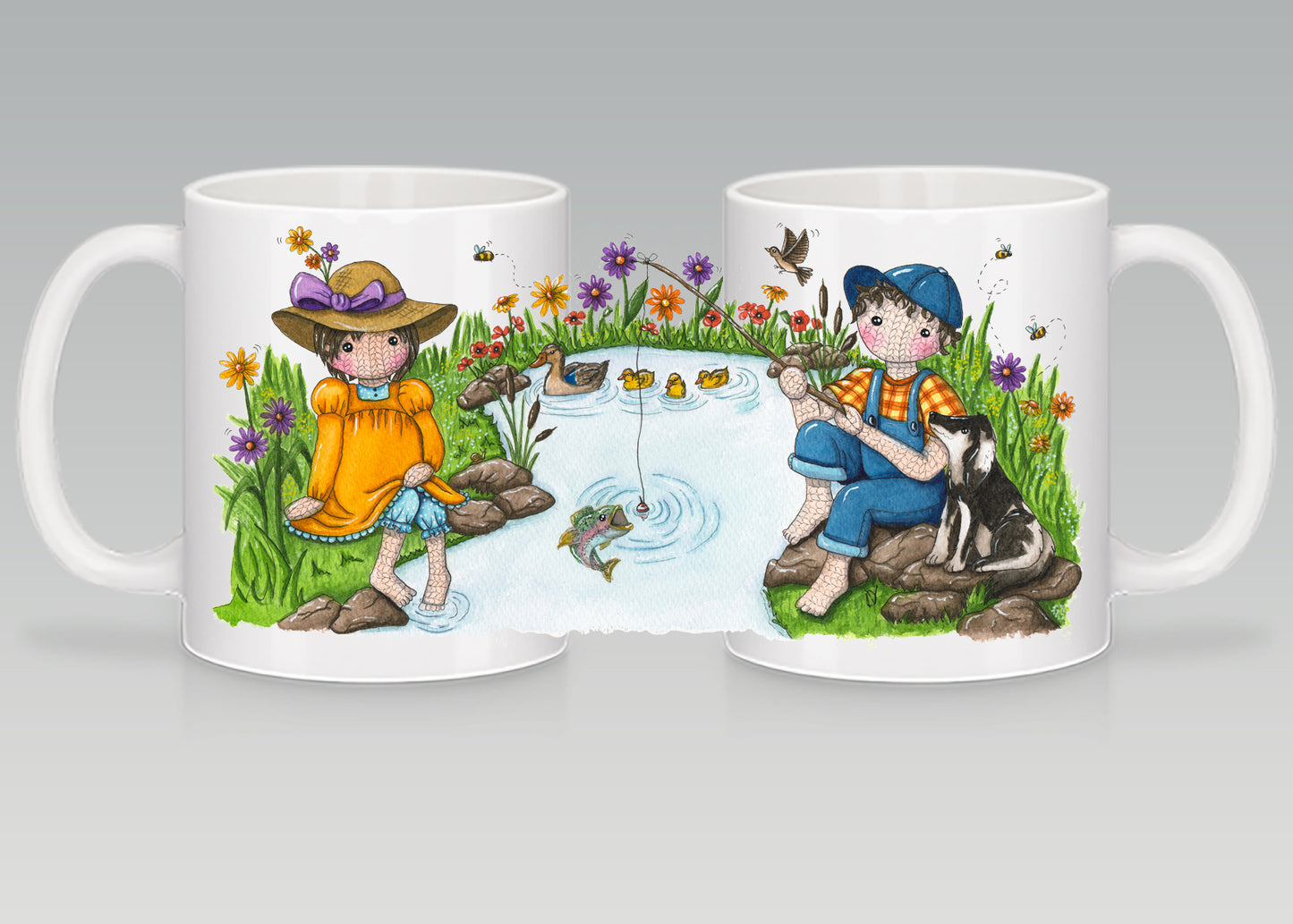 La tasse " Annie, Antoine et Pinouille "