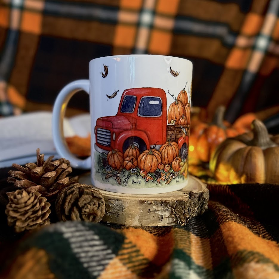 La tasse "Les plaisirs d'automne"