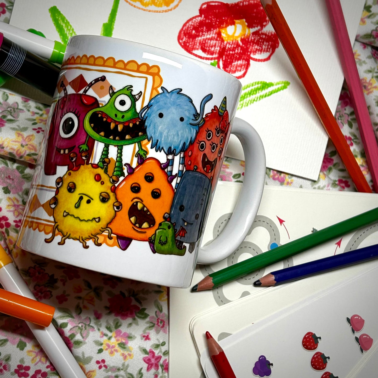 La tasse « Mon institutrice est dompteuse de p'tits monstres »